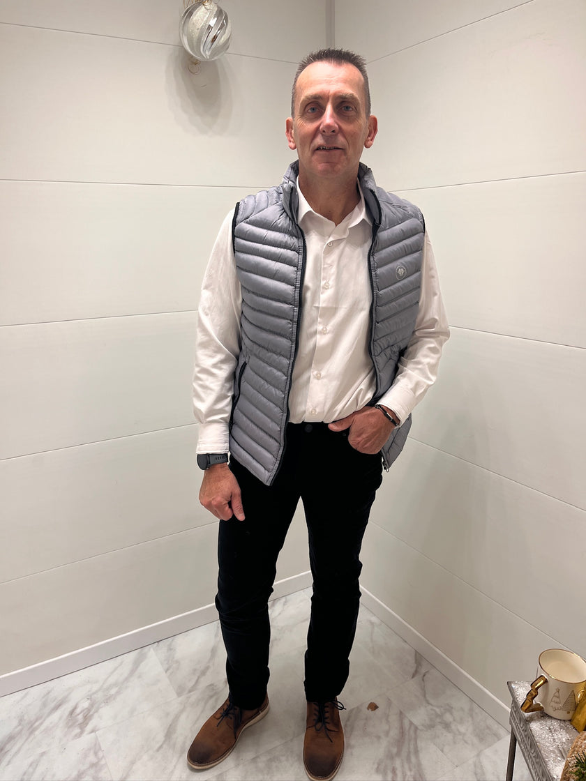 Doudoune sans manches Arthur - Gris