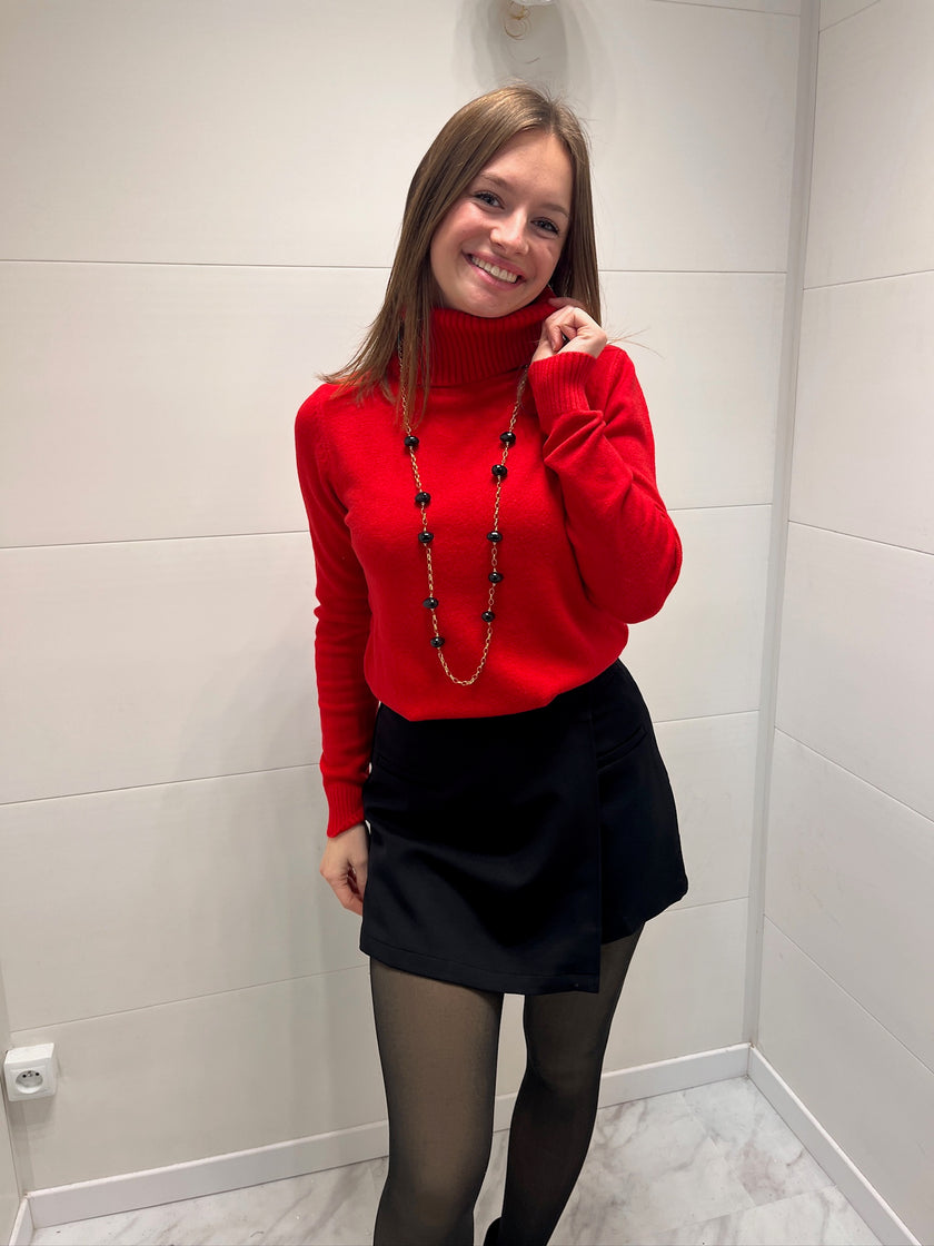 Pull Camélia - Rouge