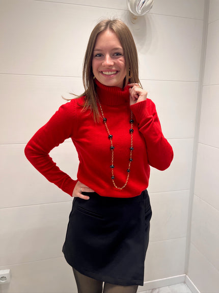 Pull Camélia - Rouge