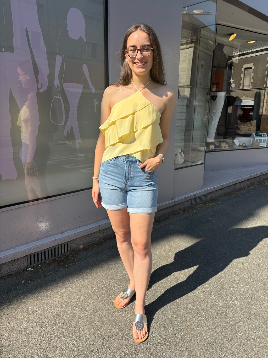 Short en jean Zac