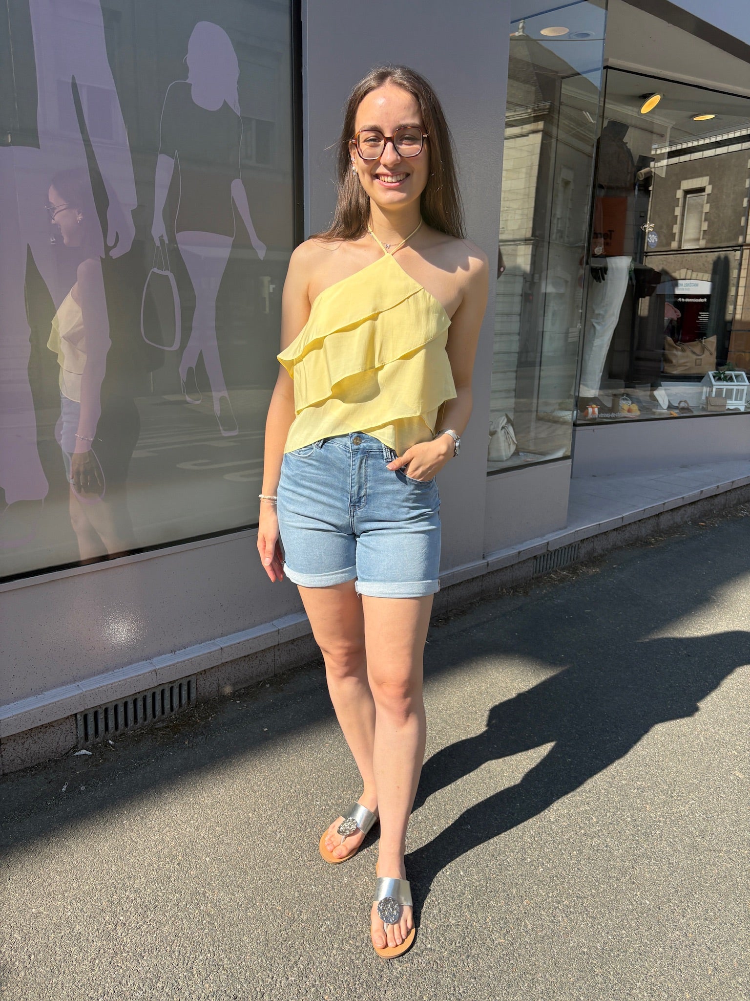 Short en jean Zac
