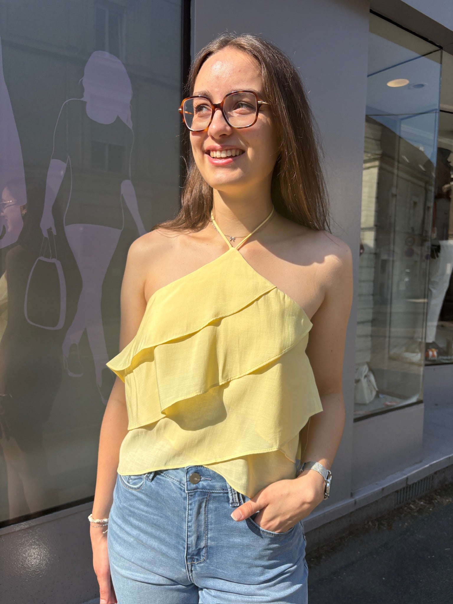 Top Diane - Jaune