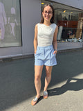 Short Nora - Rayures bleu et blanche