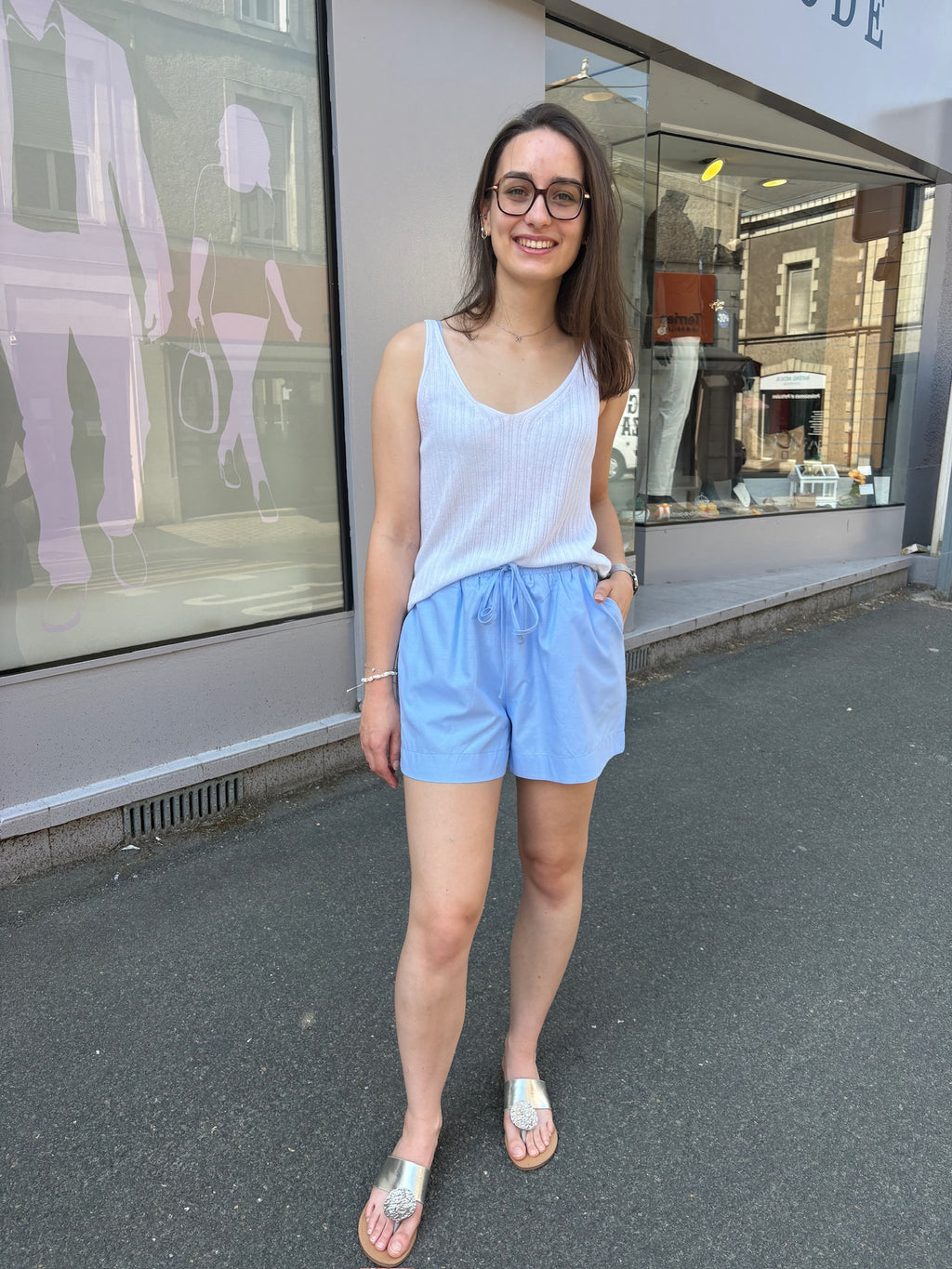 Short Noor - Bleu ciel