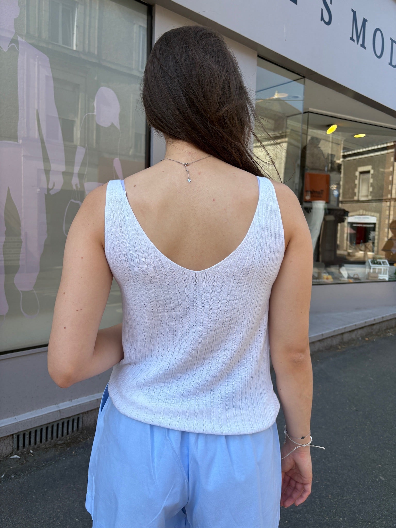 Top Adèle - Blanc