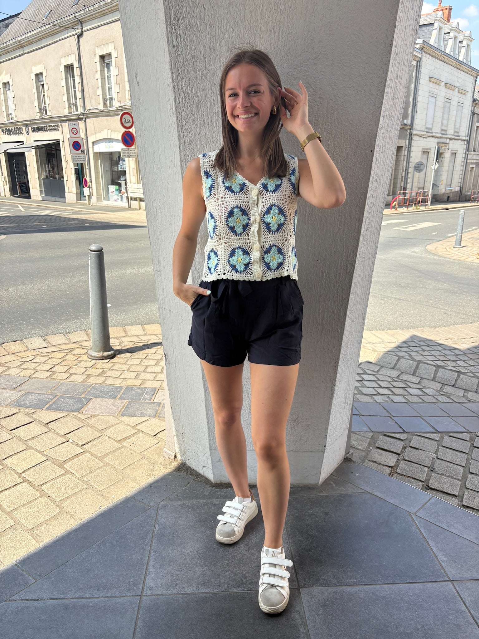 Gilet Adrianna - Bleu