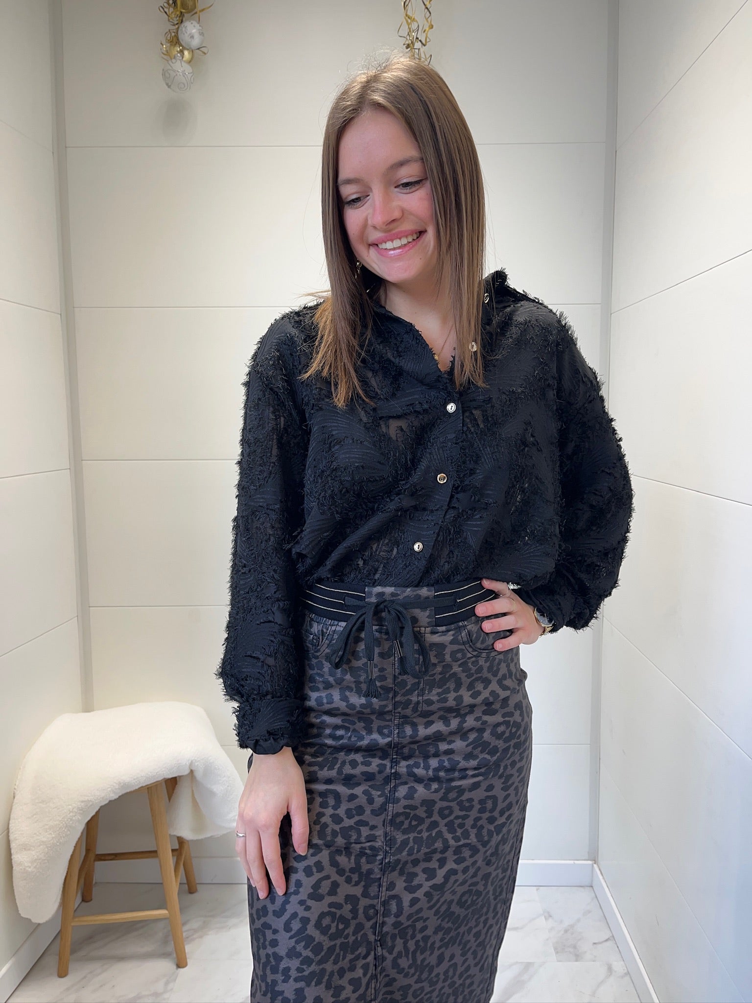 Chemise Félicie - Noir