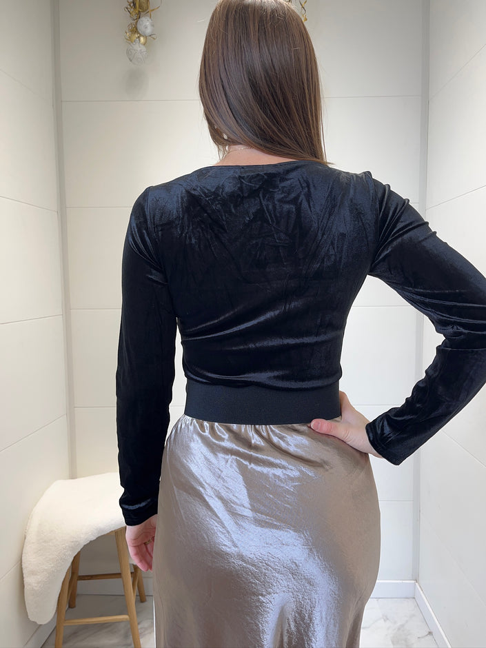 Jupe satin Eléa - Or