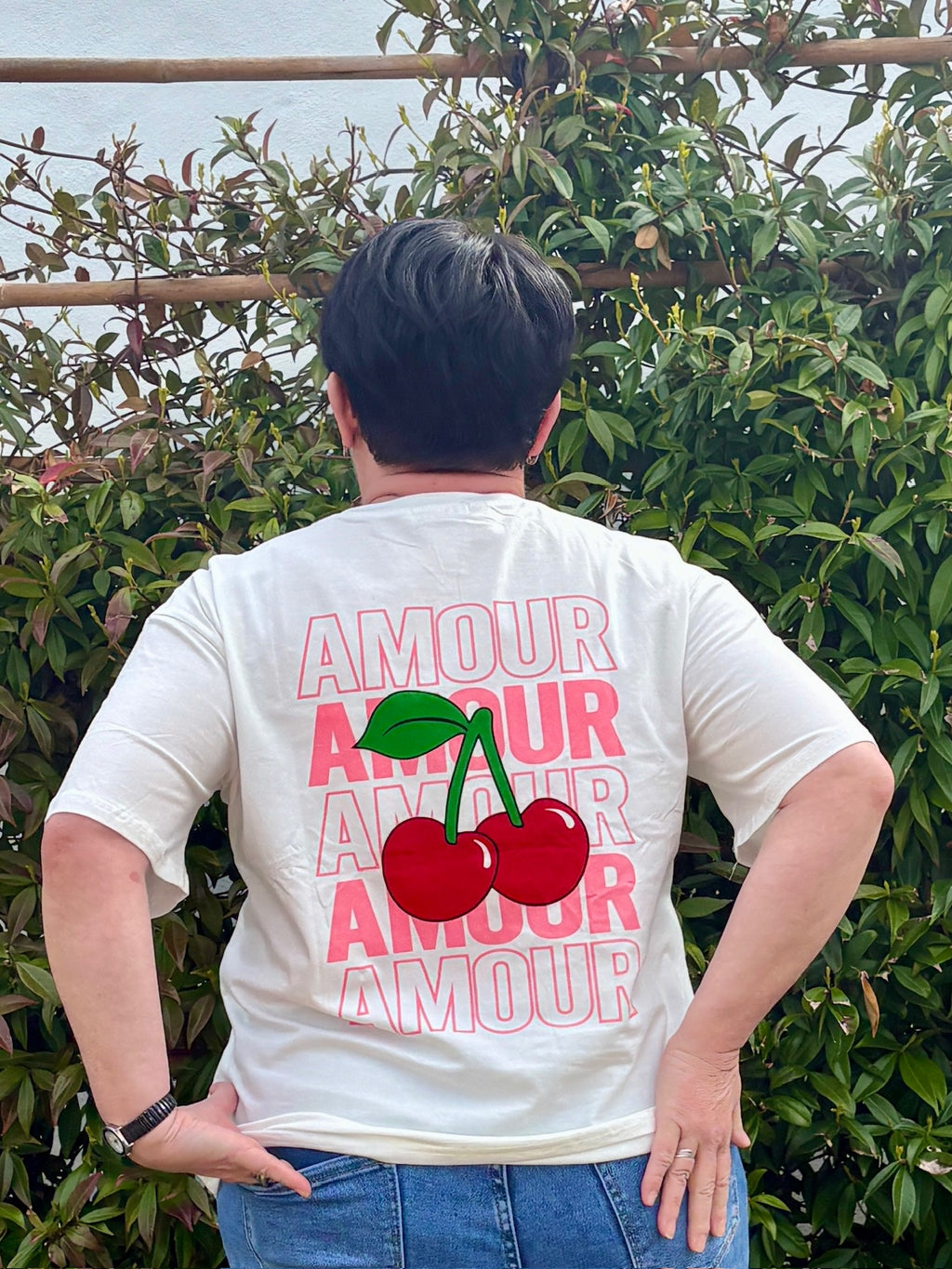 Tee-shirt Amour "Cerise"