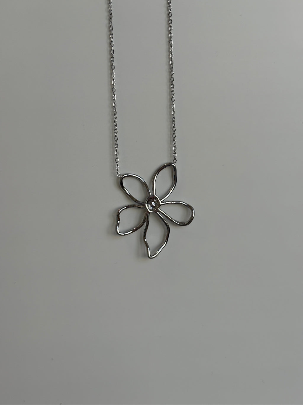 Collier Fleur - Argent