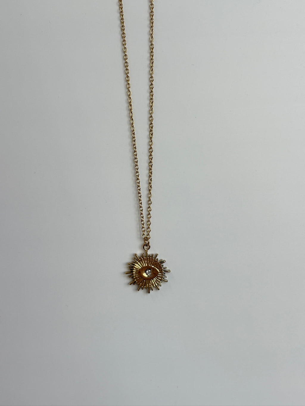 Collier Œil - Doré