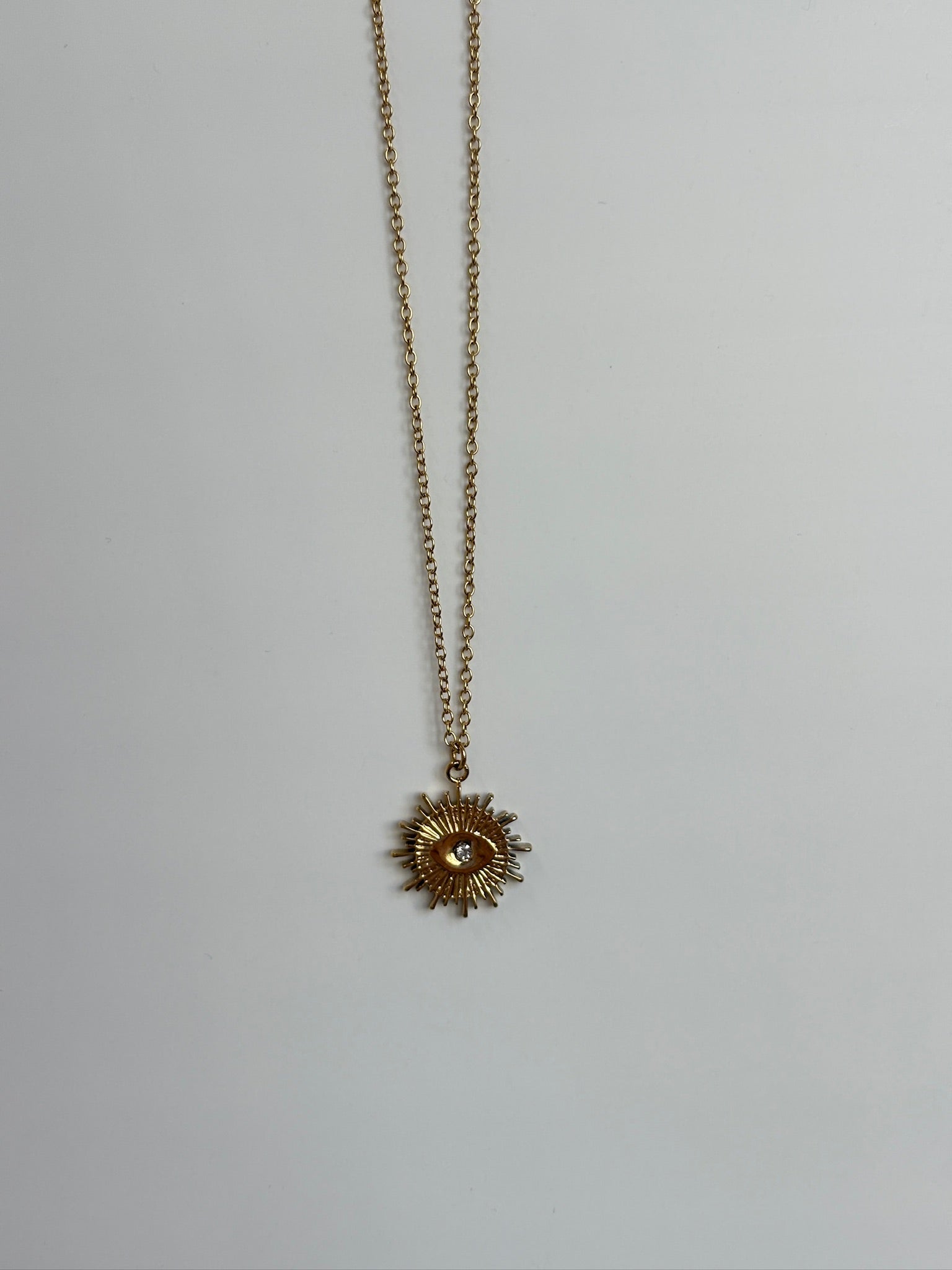 Collier Œil - Doré
