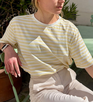 Tee-shirt Marinière - Jaune