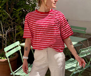 Tee-shirt Marinière - Rouge