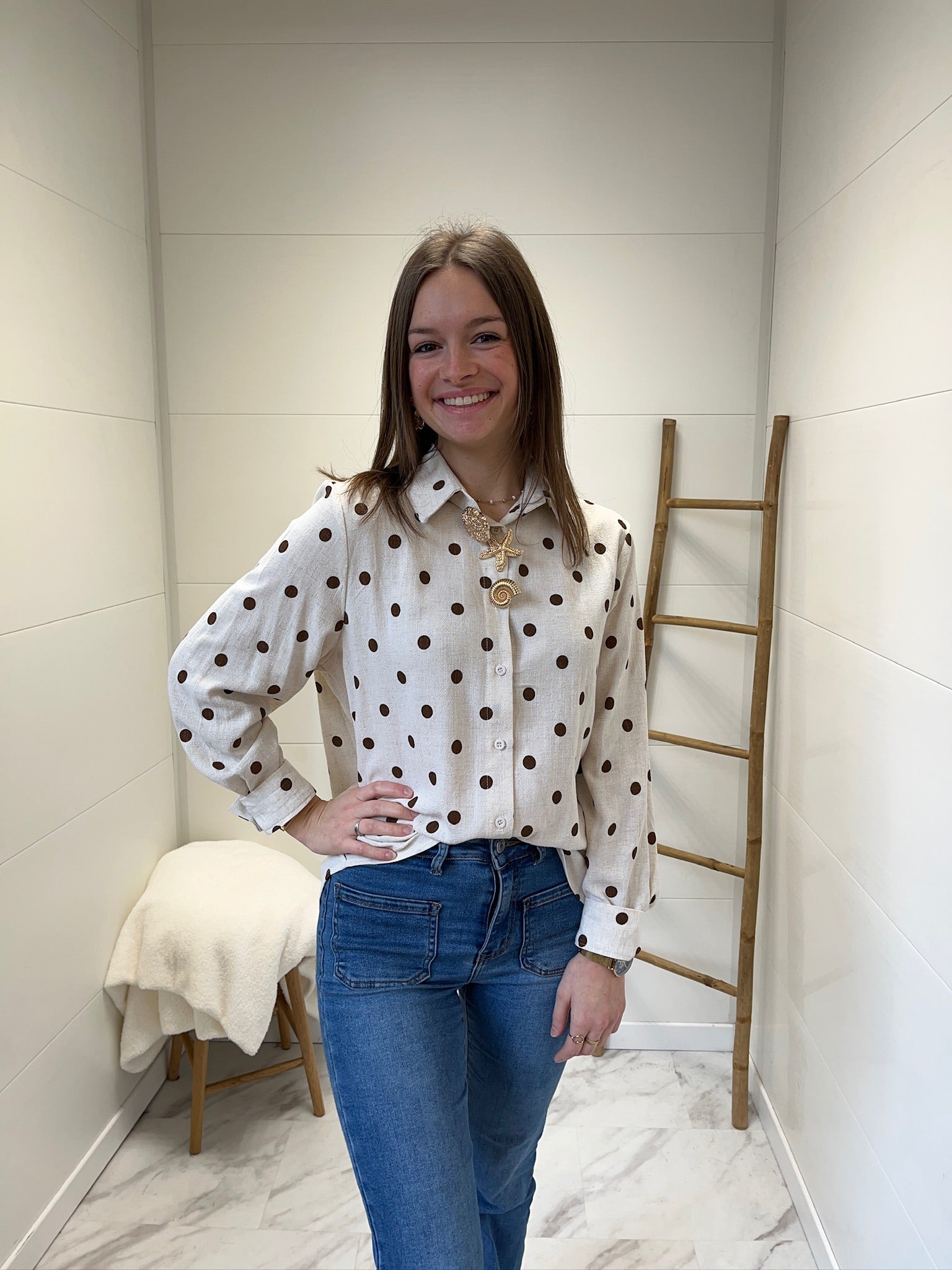 Chemise Cosma à pois