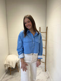 Chemise Mia - Bleue
