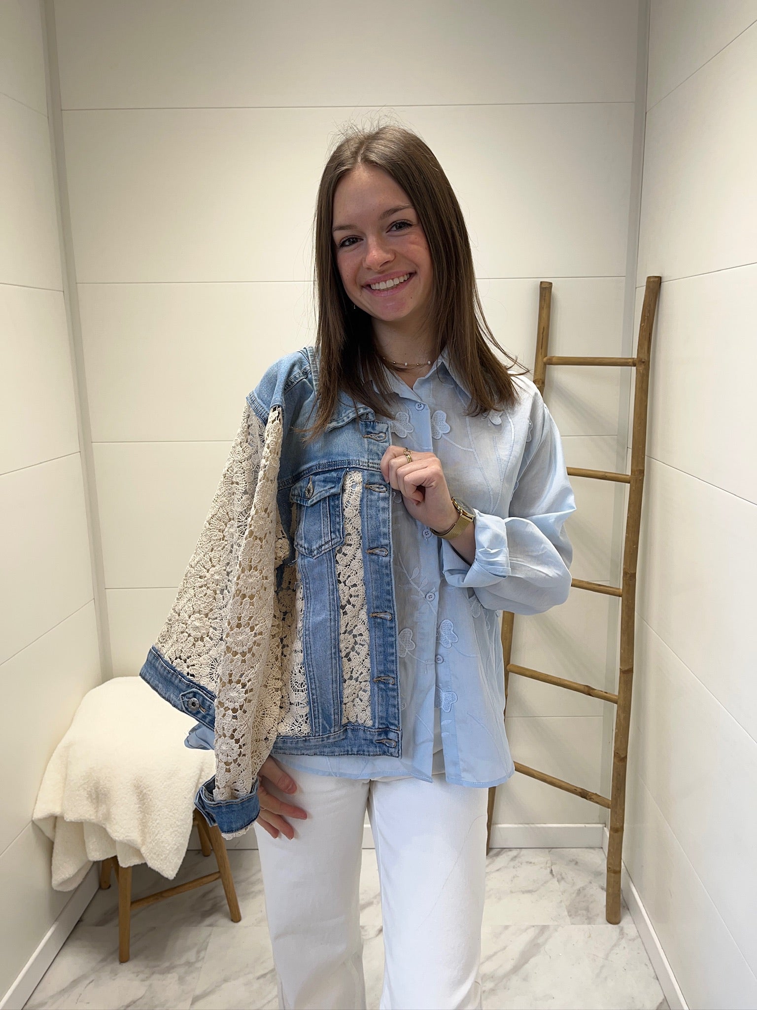 Veste en jean Nina