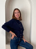 Pull poncho marine