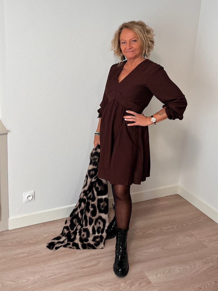 Robe courte Chocolat