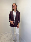 Veste blazer Amandine - Bordeaux