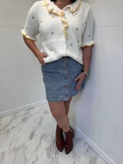 Jupe en Jean Camélia