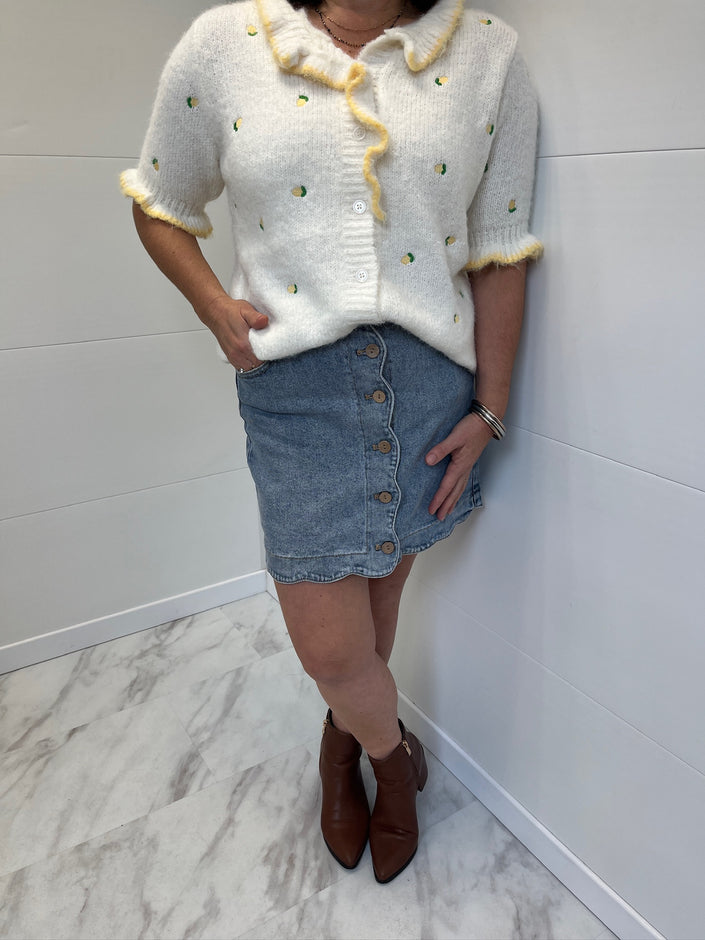 Jupe en Jean Camélia