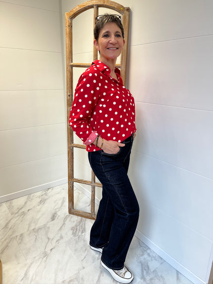 Chemise Amour à pois
