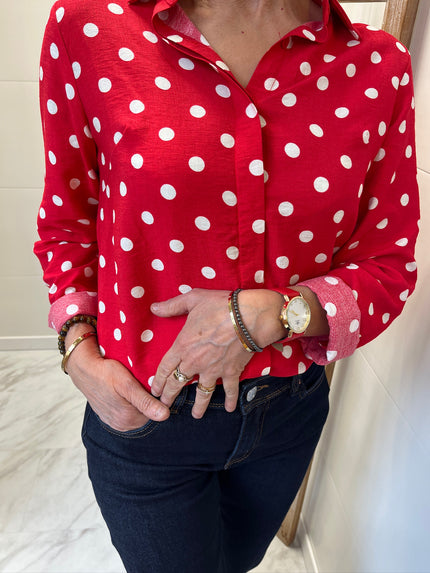 Chemise Amour à pois