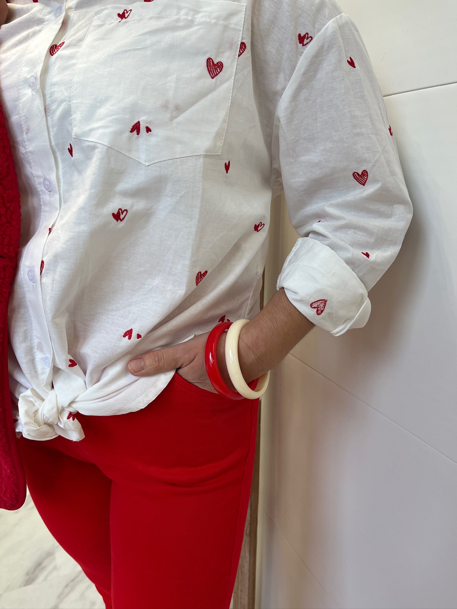 Bracelet Delphine - Rouge