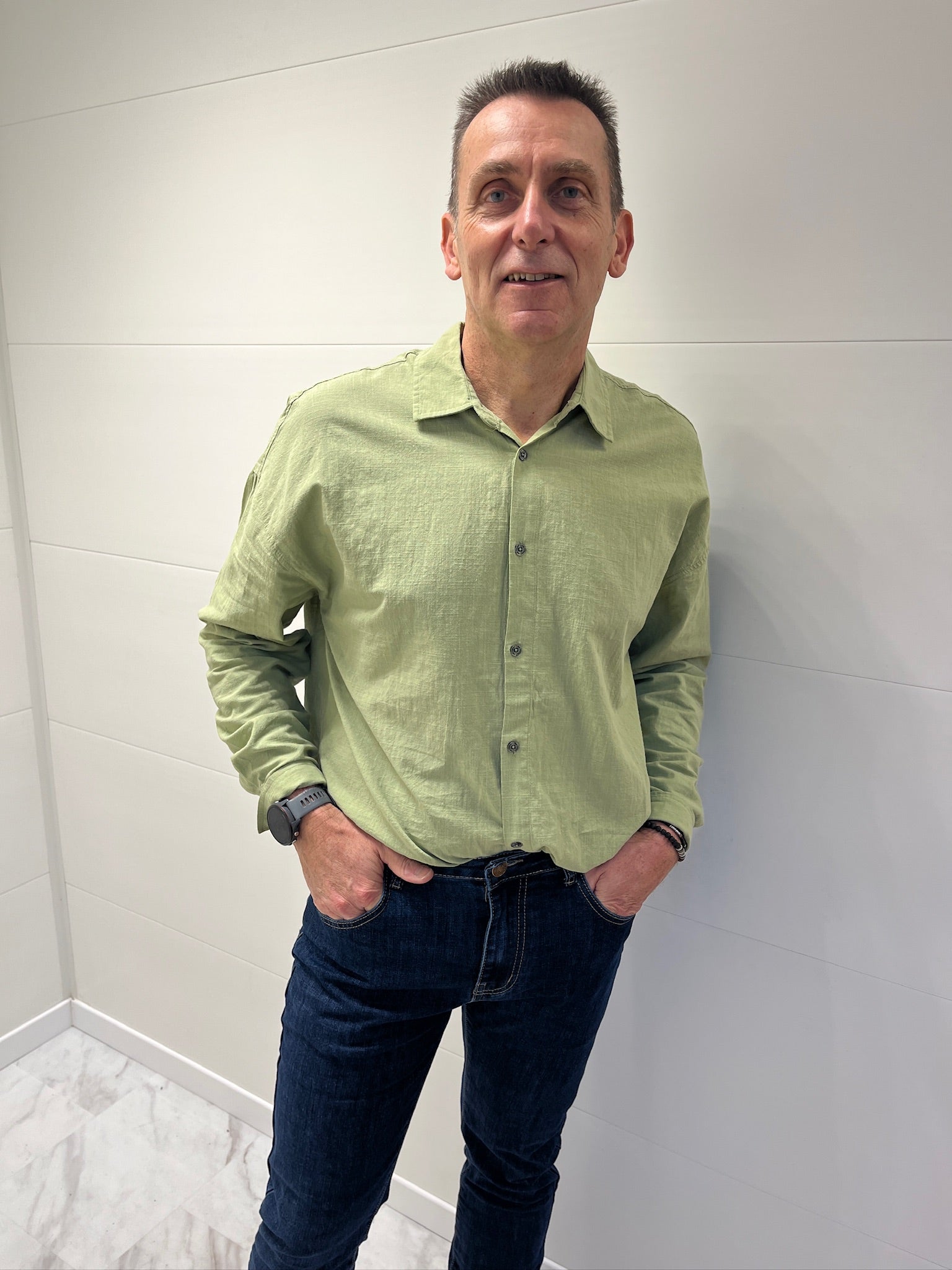 Chemise Emeric - Verte