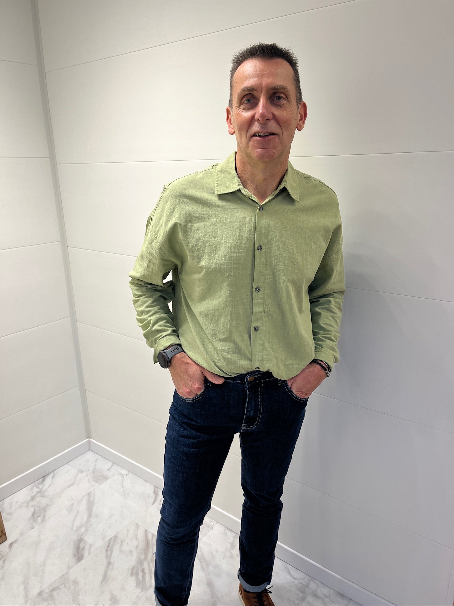 Chemise Emeric - Verte