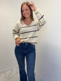 Pull over size cœur - Marron