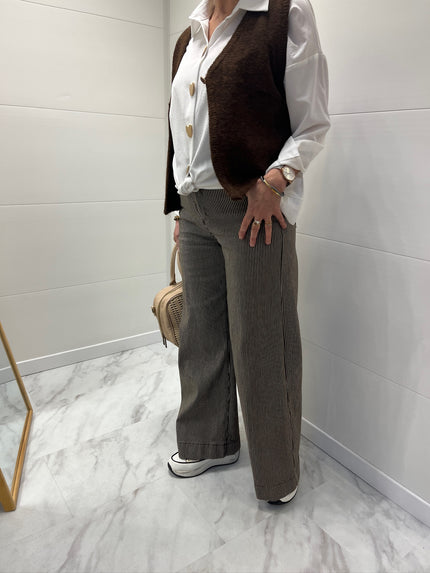 Pantalon Marinière marron