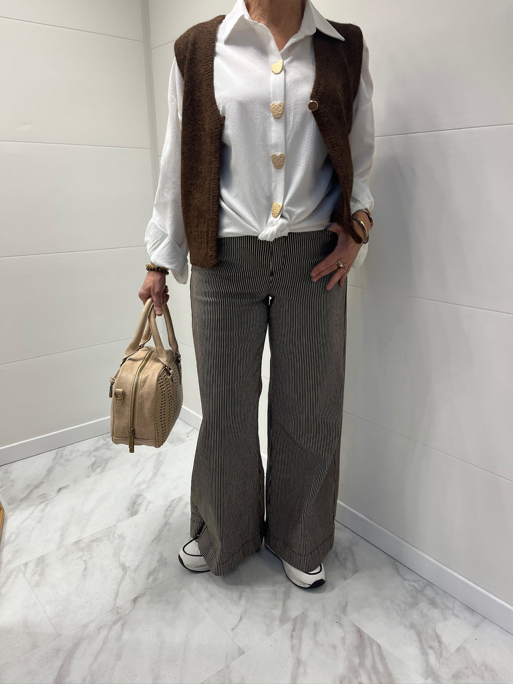 Pantalon Marinière marron