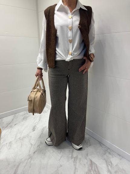 Pantalon Marinière marron