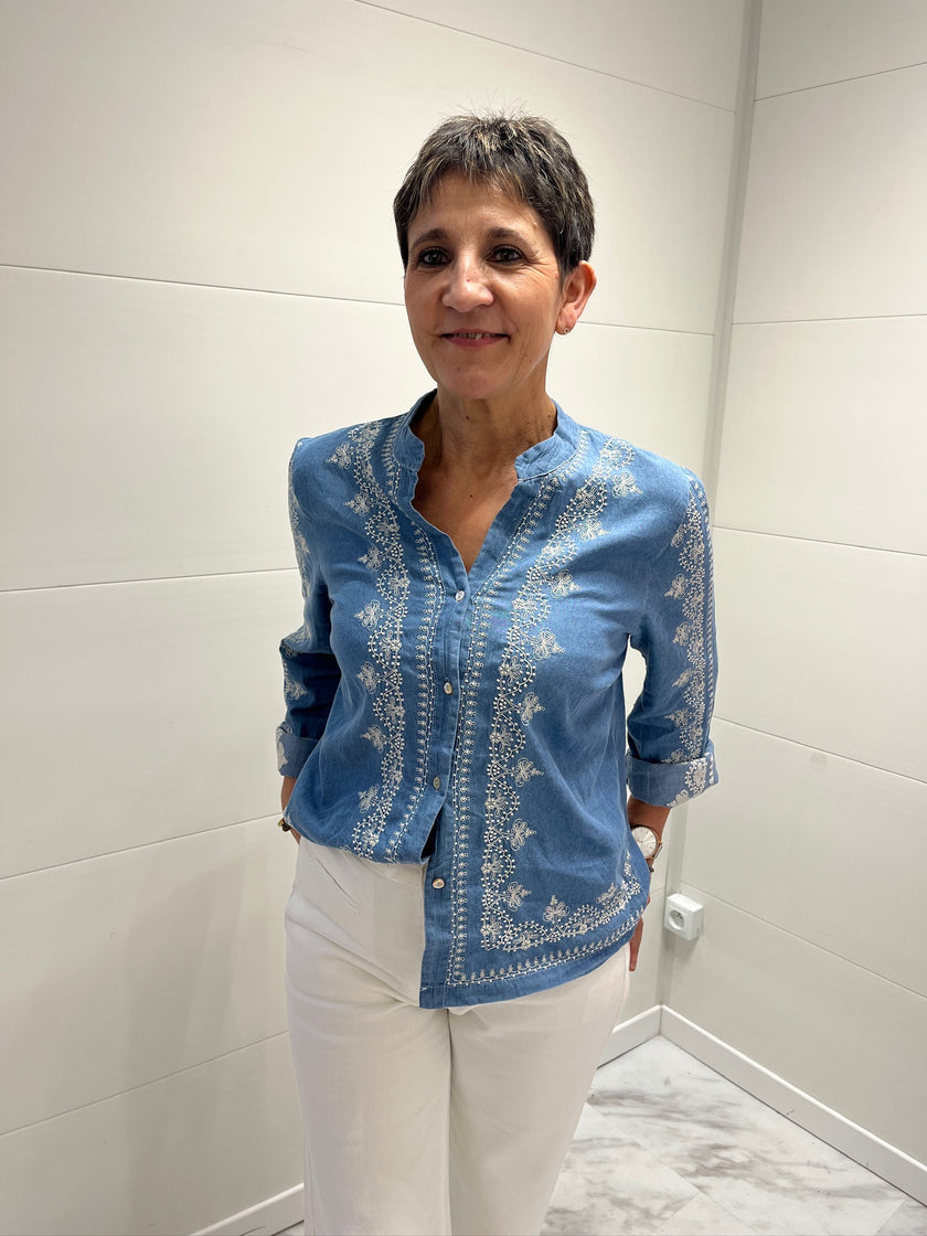 Blouse Mila - Matière jean