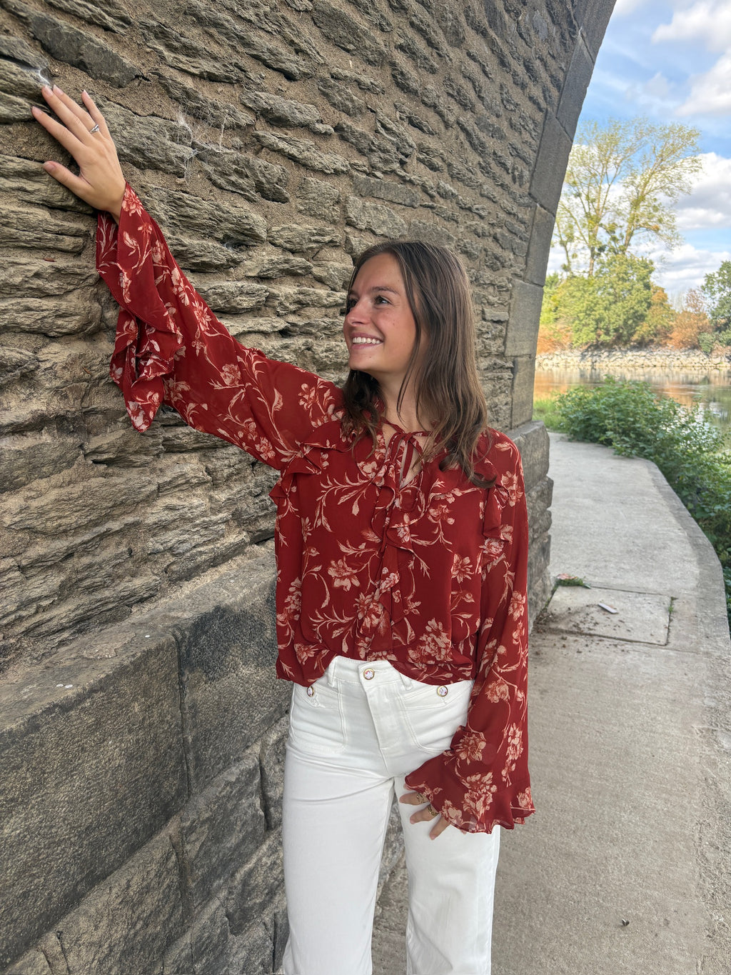 Blouse Morgan - Terracotta