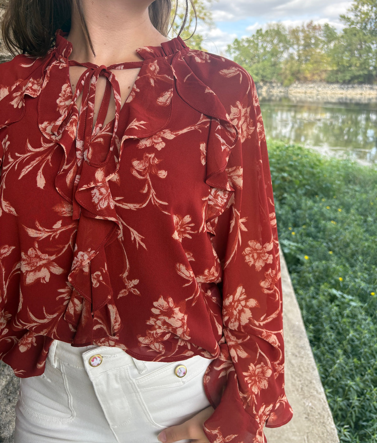 Blouse Morgan - Terracotta