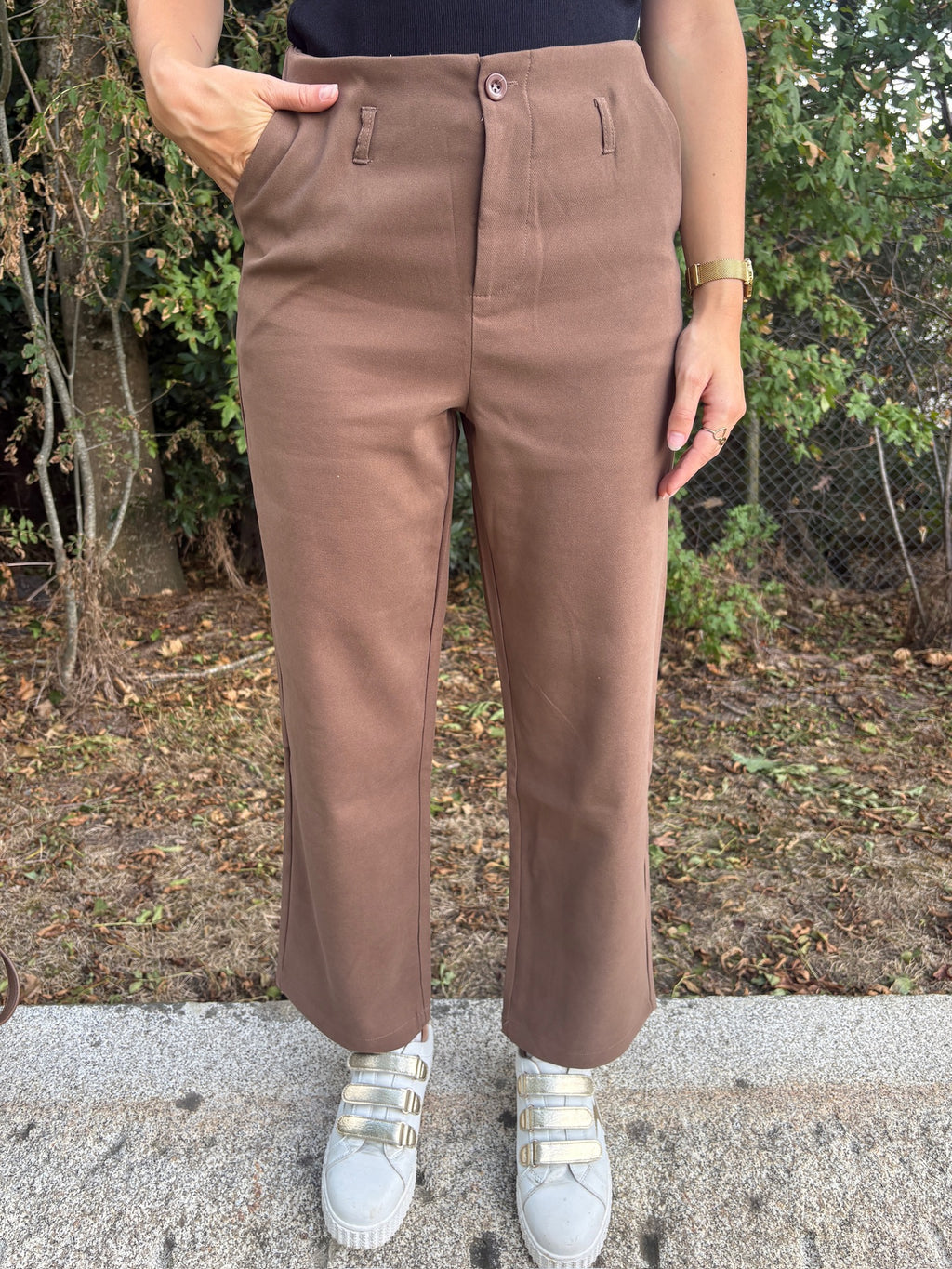 Pantalon fluide Armel - Camel