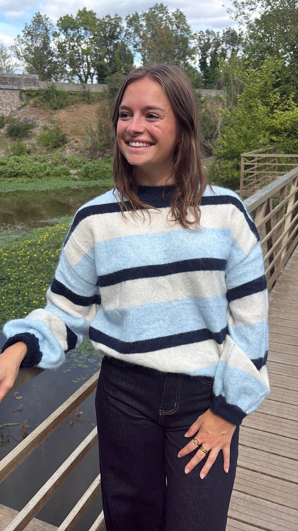 Pull Oxanne - Bleu ciel