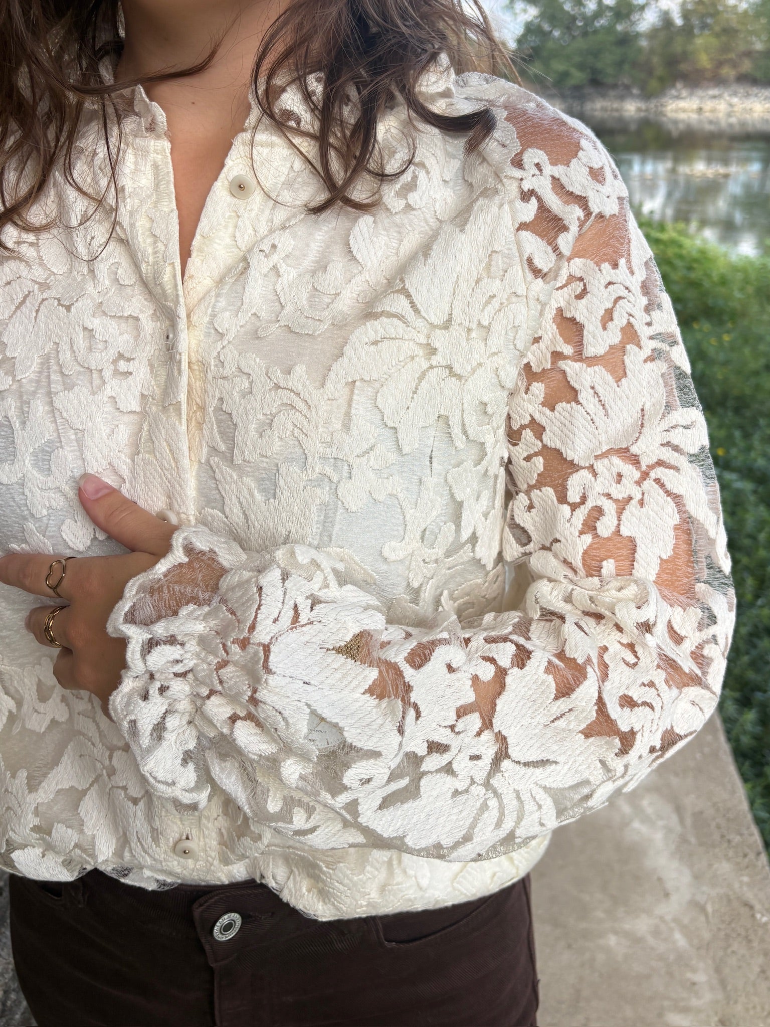 Blouse Victorine - Écru