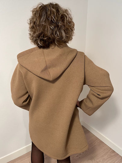 Manteau d'hiver long Sonia Camel