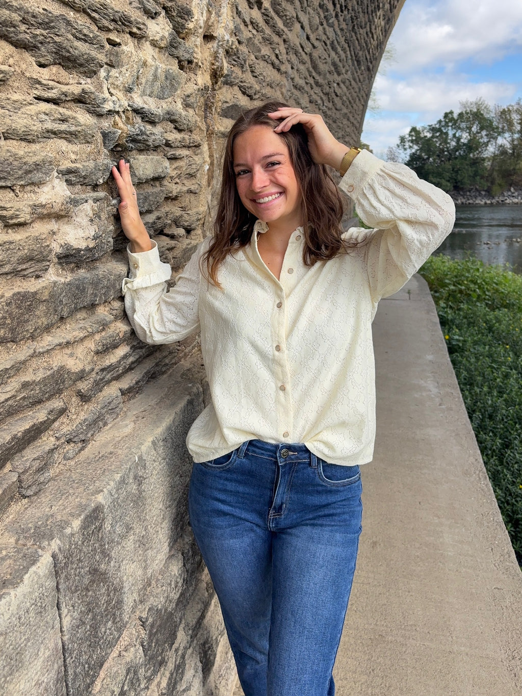 Blouse Amélia - Écru