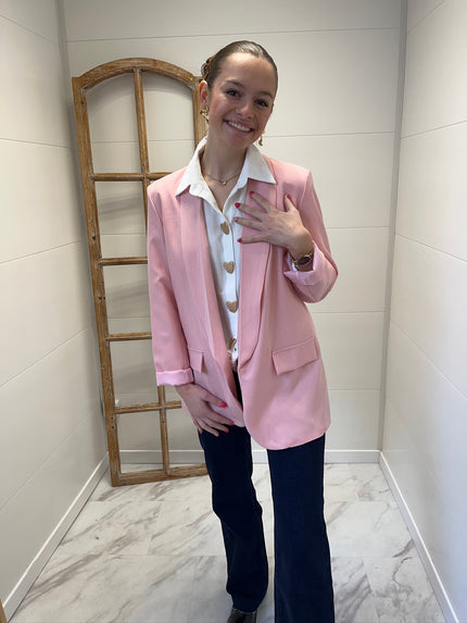 Veste blazer - Rose pâle