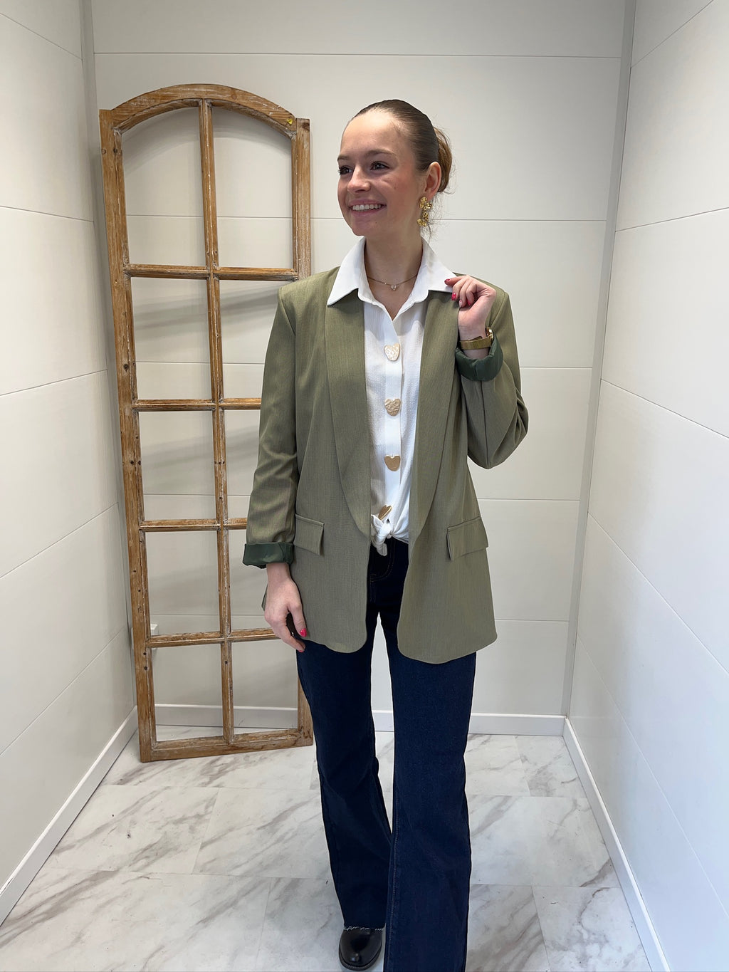Veste blazer - Kaki