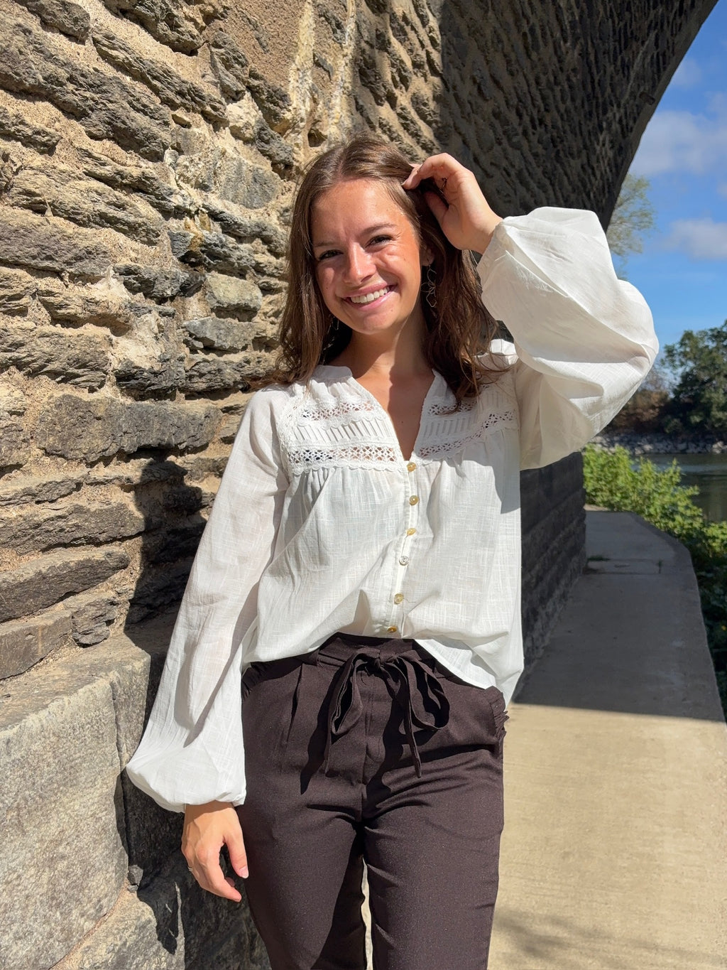Blouse Nordine - Blanche